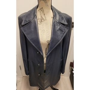 VINTAGE Jeno de Paris leather blazer